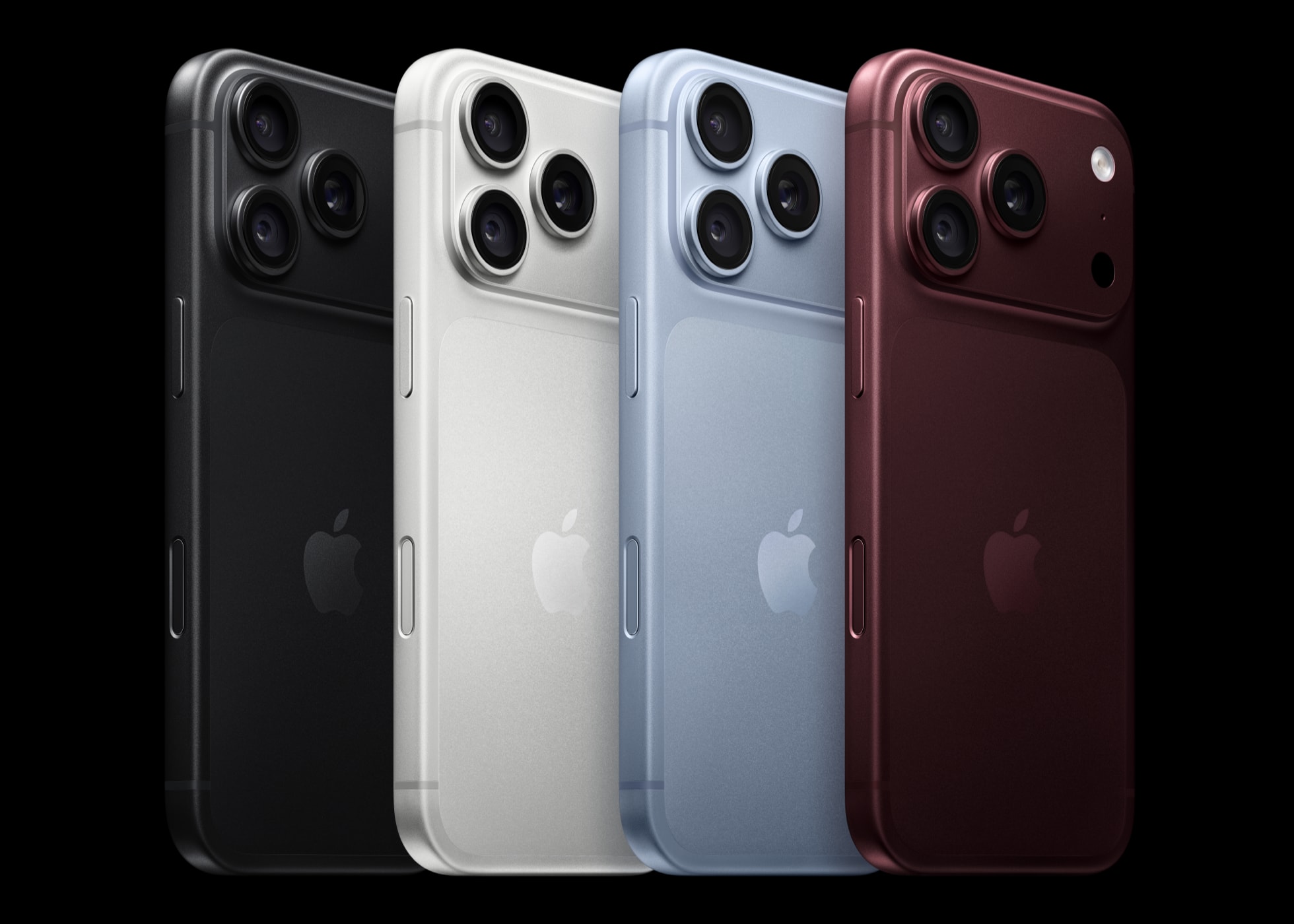 iPhone 18 Pro renkleri: siyah, gümüş, buz mavisi, bordo